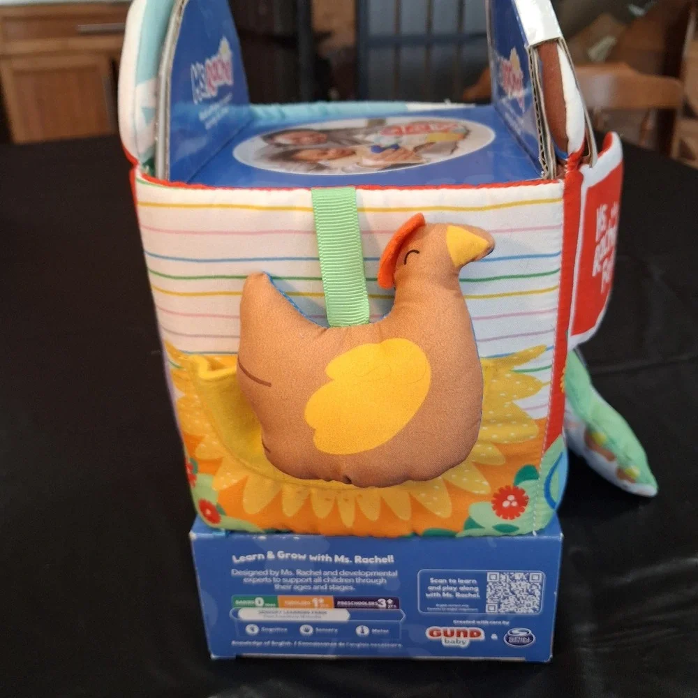 Ms. Rachel Sensory Learning Farm Unisex Baby OS Multicolor Gund Baby Toy NEW